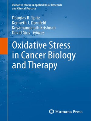 cover image of Oxidative Stress in Cancer Biology and Therapy